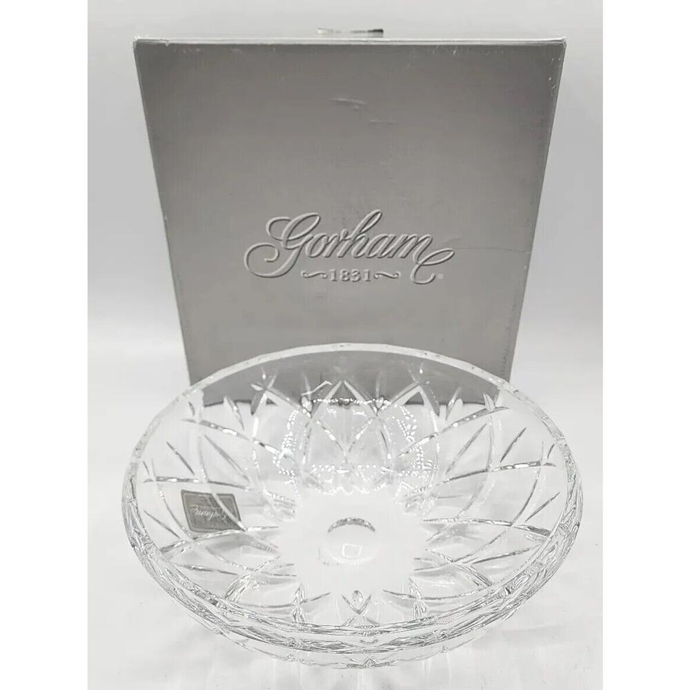 Gorham Lady Anne Crystal Bowl 8.5" in Box U196